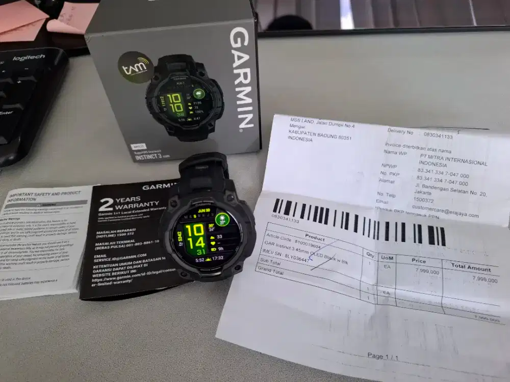 GARMIN INSTINCT 3 AMOLED 45MM