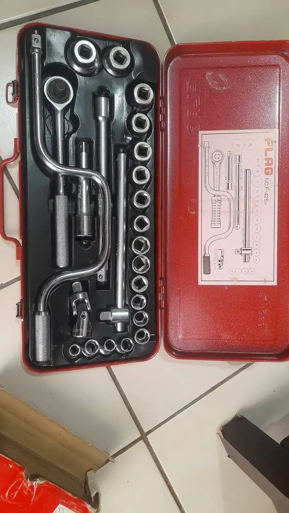 KUNCI SOCK SET 25 Pcs  TYPE MATRIX SOCKET WRENCH SET