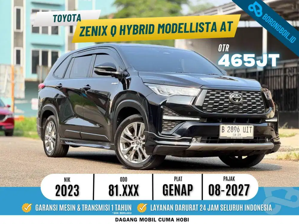 SERVICE RECORDS! ZENIX Q HYBRID TSS MODELLISTA AT HITAM METALIK 2023