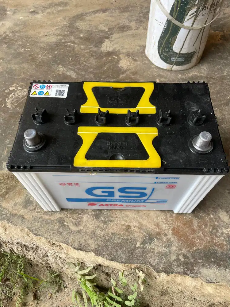 Aki GS Premium accu basah N70 70Ah ampere L300 acu