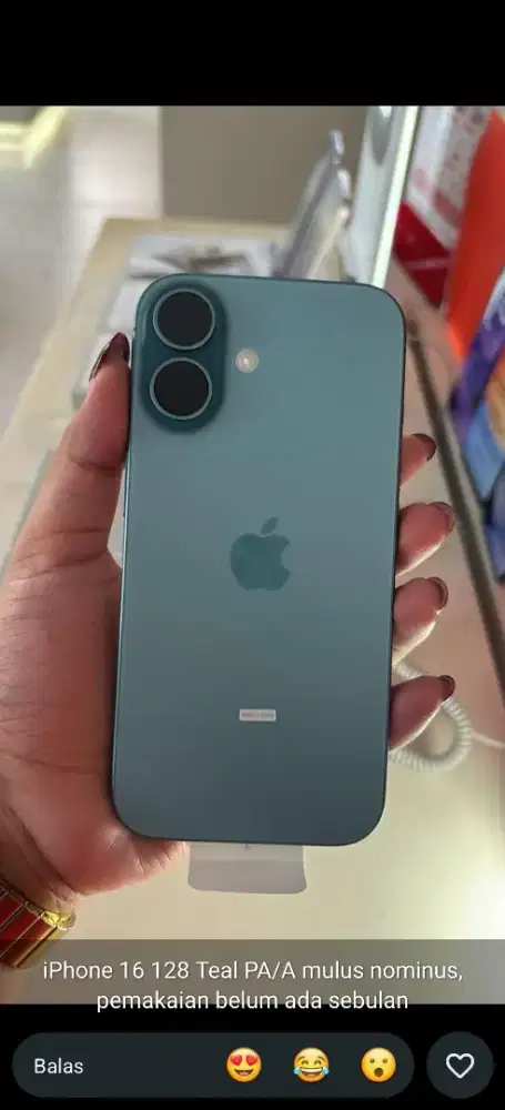 iPhone 16 128 ,iBox buka kardus aja ..
