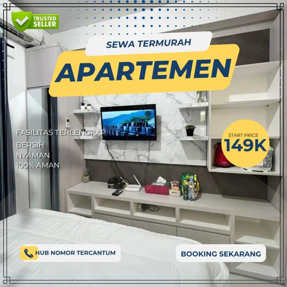 Sewa apartemen Springwood Residence Harian/Transit Termurah Tangerang