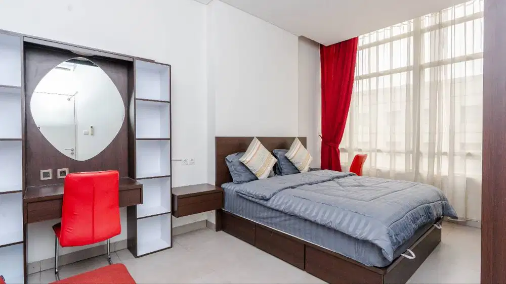 Disewakan Apartemen 3 Kamar Tidur Full Furnished Lt 6A Di Skandinavia