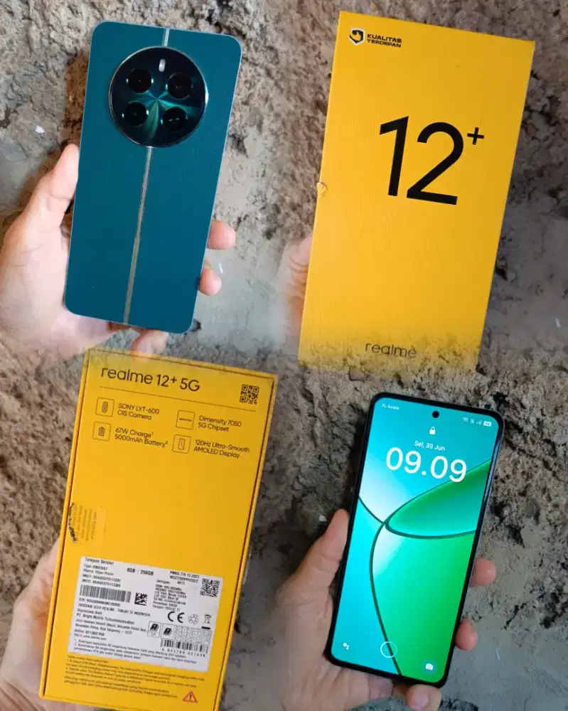 REALME 12+ 5G (8/256) FULLSET ORI