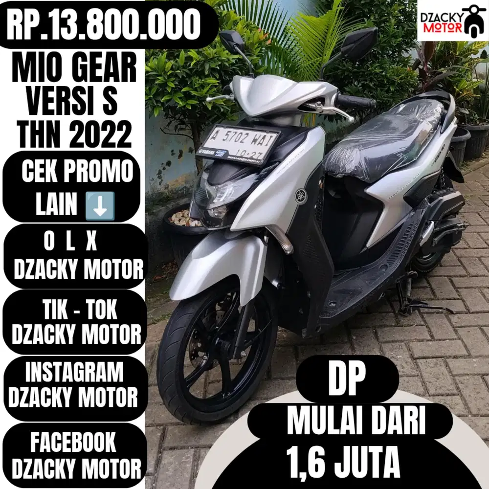 MIO GEAR VERSI S 2022 SECOND LIKE NEW