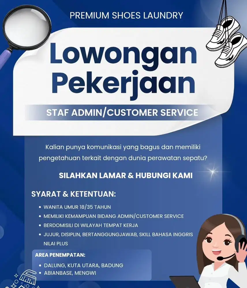 Dibutuhkan Admin/ Customer Service