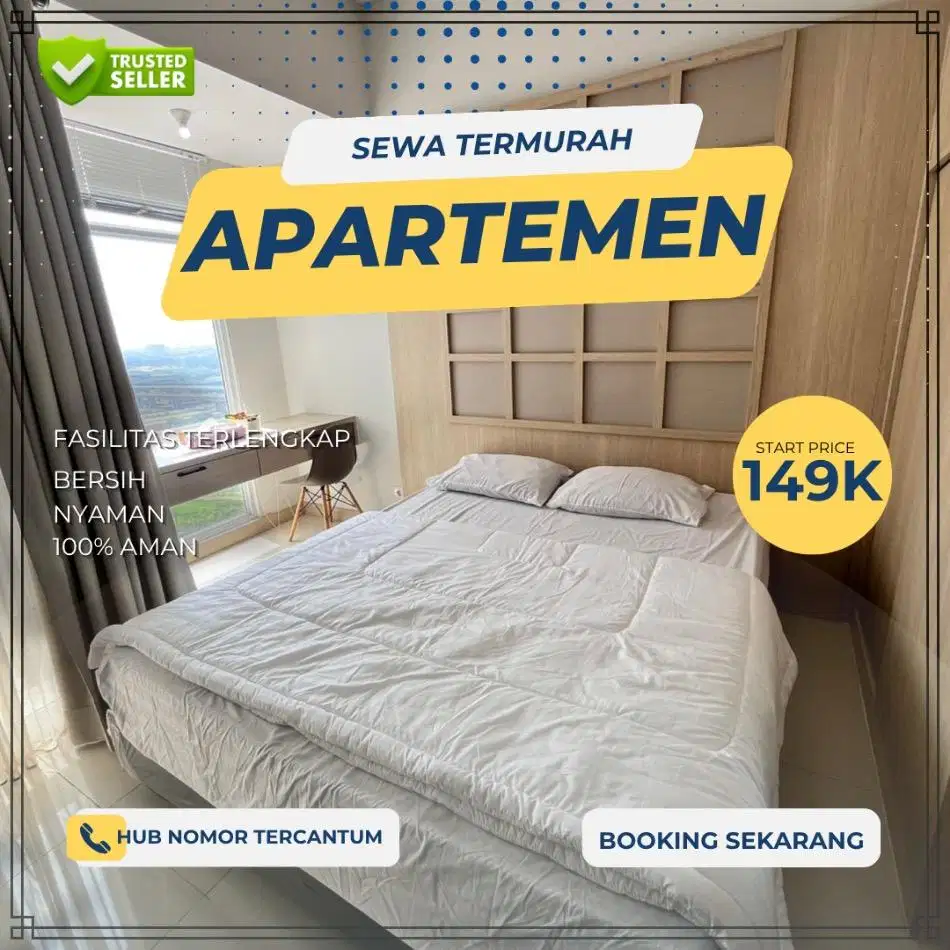 Sewa apartemen Bassura City Harian/Transit Termurah jakarta Timur