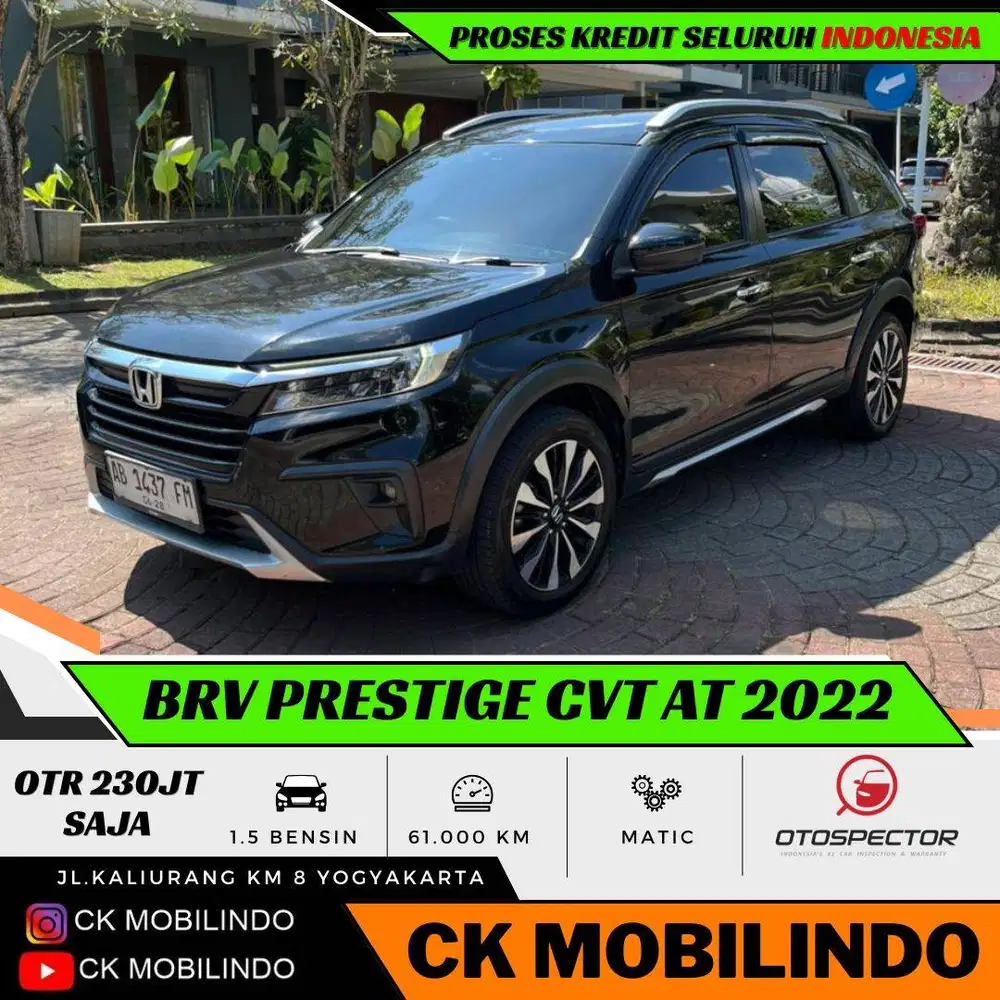 Honda All New BRV Prestige CVT Matic 2023 ISTIMEWA DP Minim Mobilio