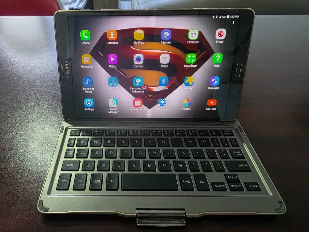 Samsung Galaxy Tab S 8.4 + Original Keyboard Bagus