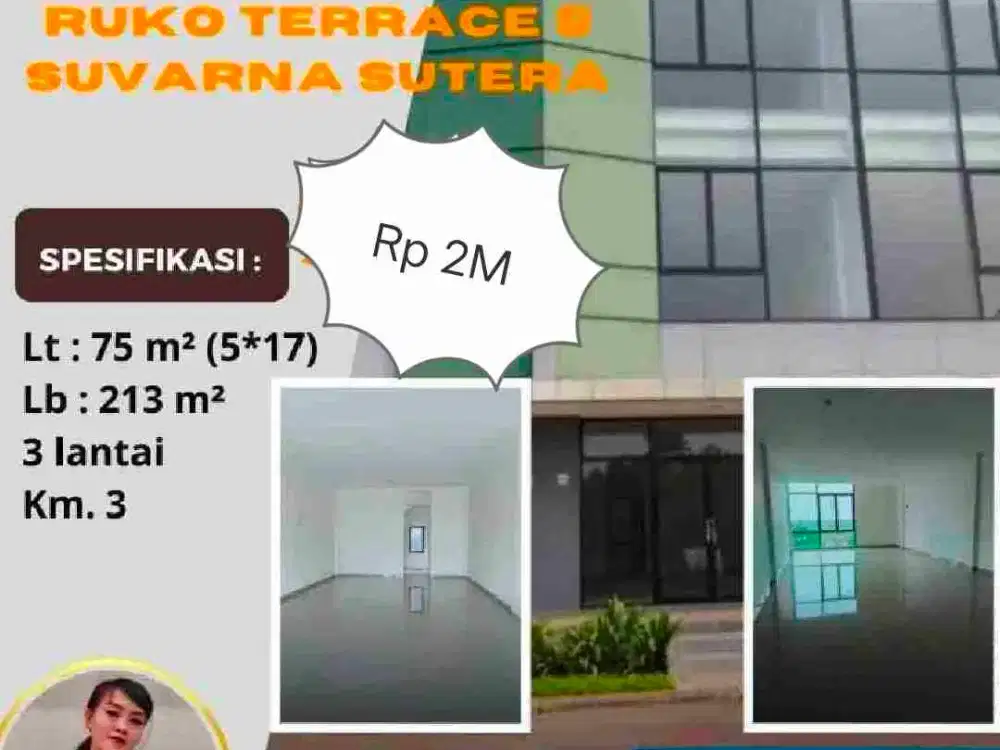 Jual Murah Ruko Terrace 9 Suvarna Sutera Lavon Cikupa Tangerang