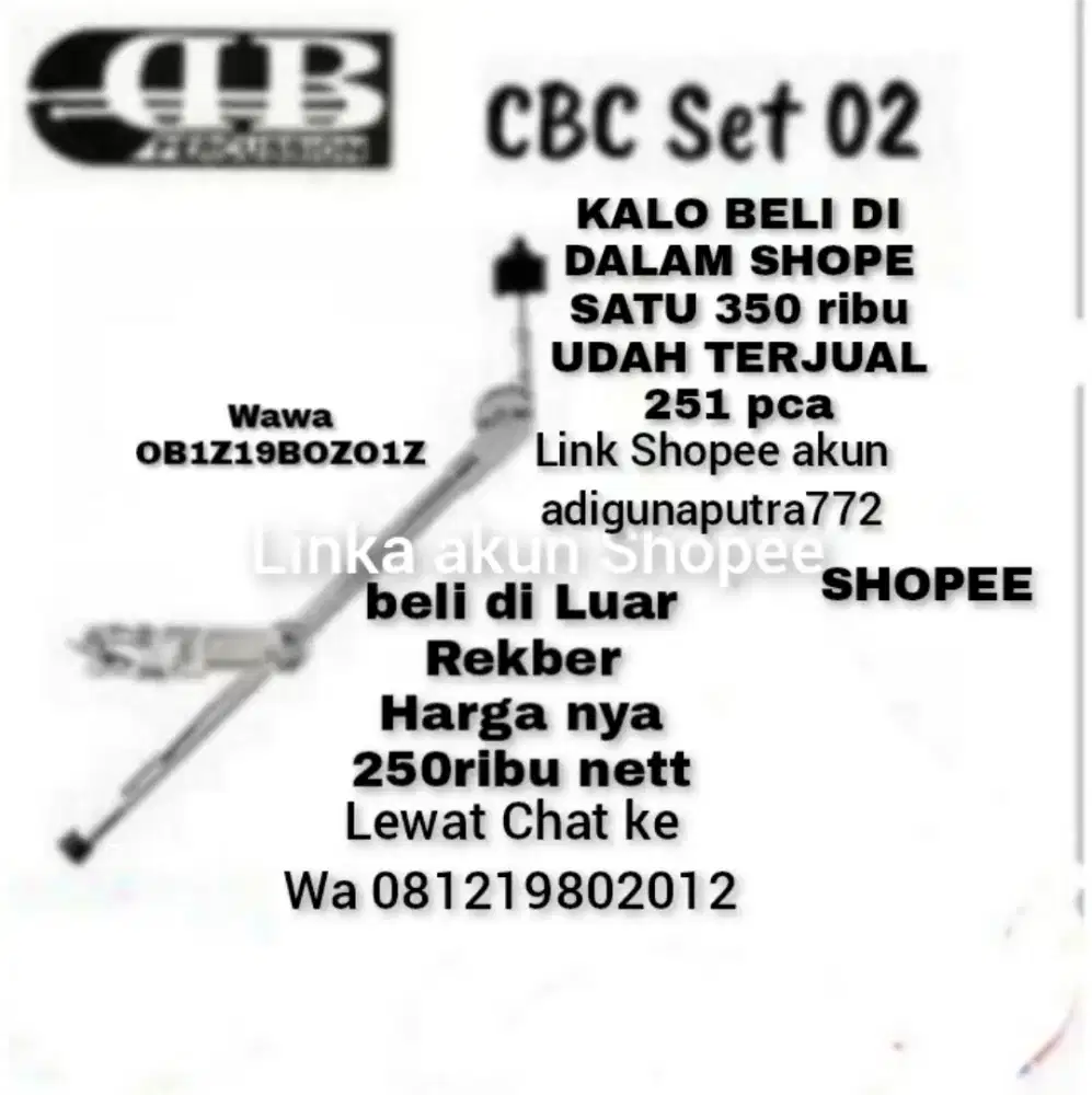 100%br TERMURAH DB CBCset02 CHINA