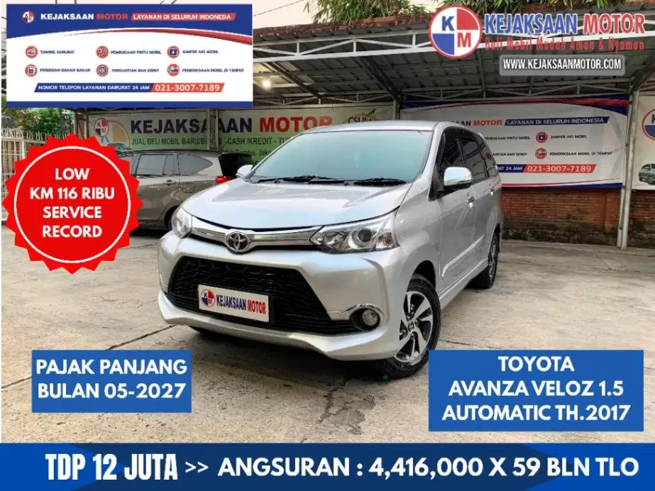 Toyota Avanza Veloz 1.5cc Automatic Th.2017
