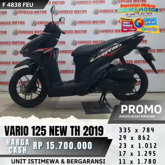 30 MENIT PROSES LANGSUNG DI ACC SYARAT KTP KK VARIO 125 TH 2019