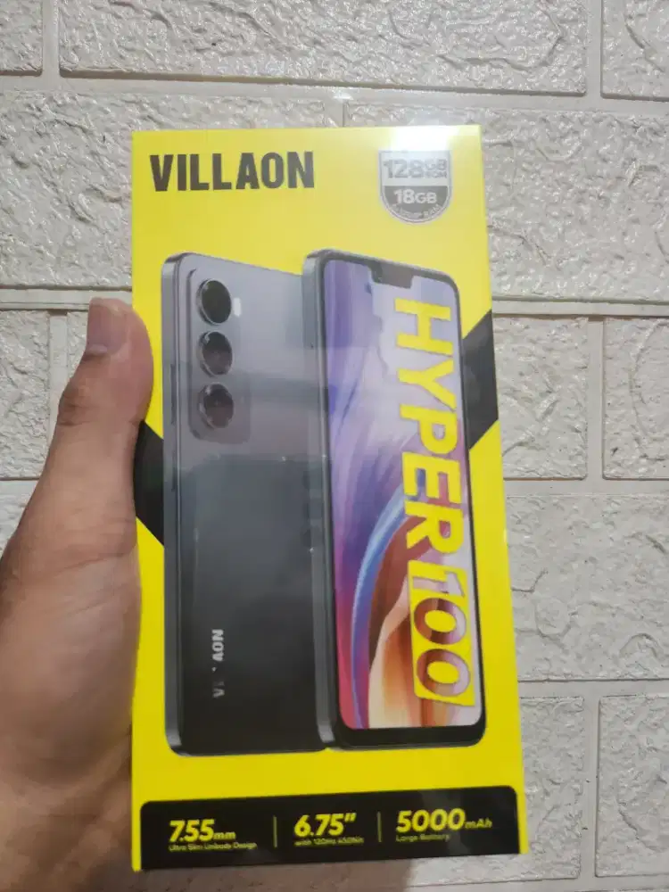 Hp villaon hyper 100 6/128Garansi Resmi