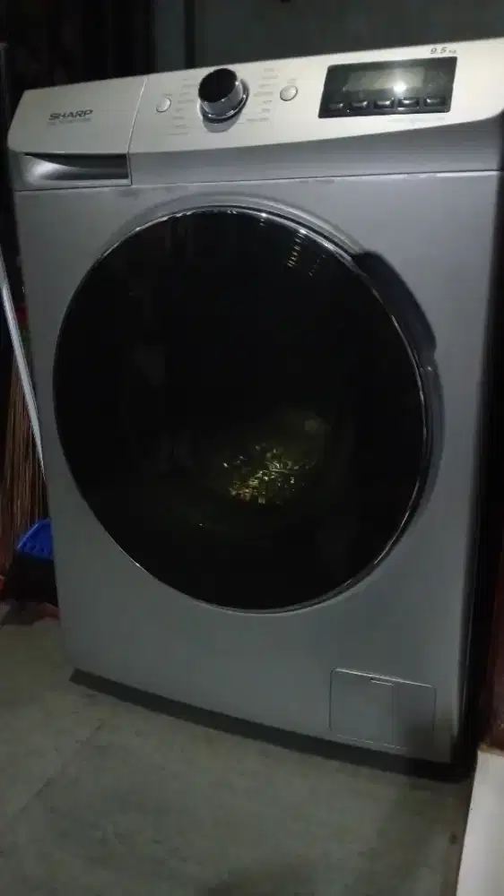 mesin cuci pronloding sharp Inverter 9.5kg
