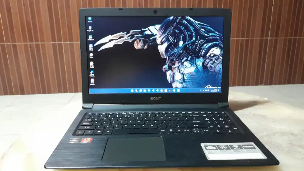 Laptop Acer Aspire A315-41 AMD Ryzen5 2500Ram8GBssd256GBVega 8Graphics