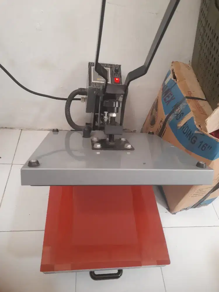 Mesin press baju Recat slide