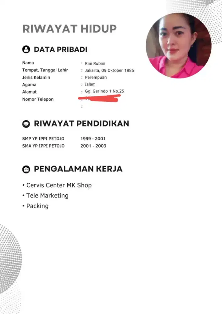 Kerja /pekerjaan