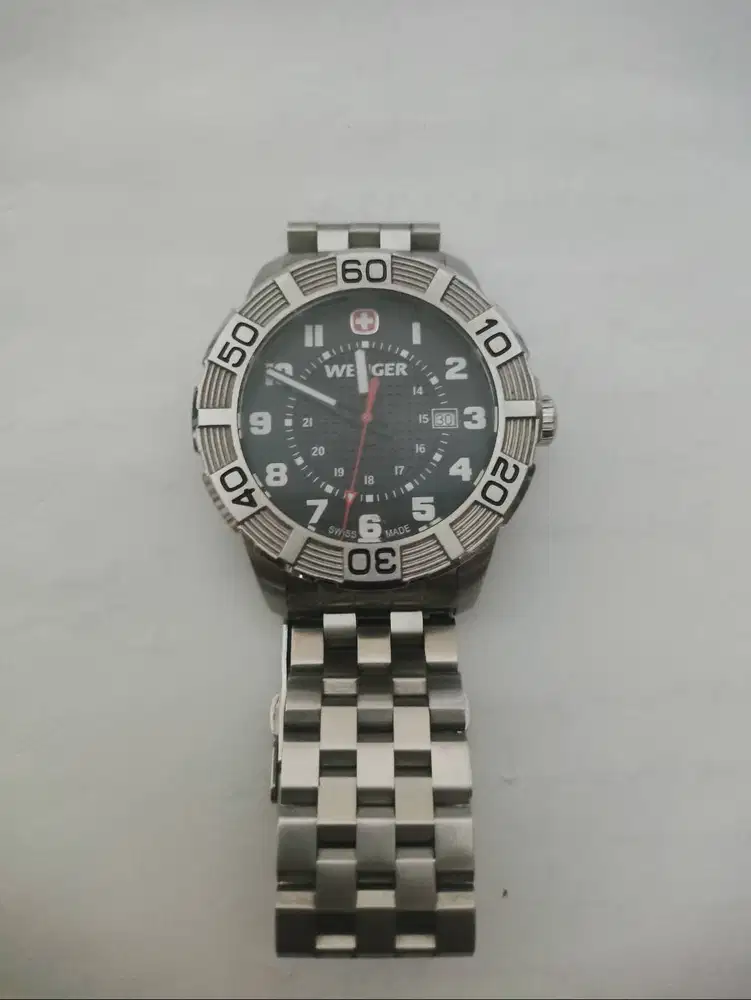 JUAL WENGER MILITARY SWISS ARMY KNIFE WATCH BEKAS