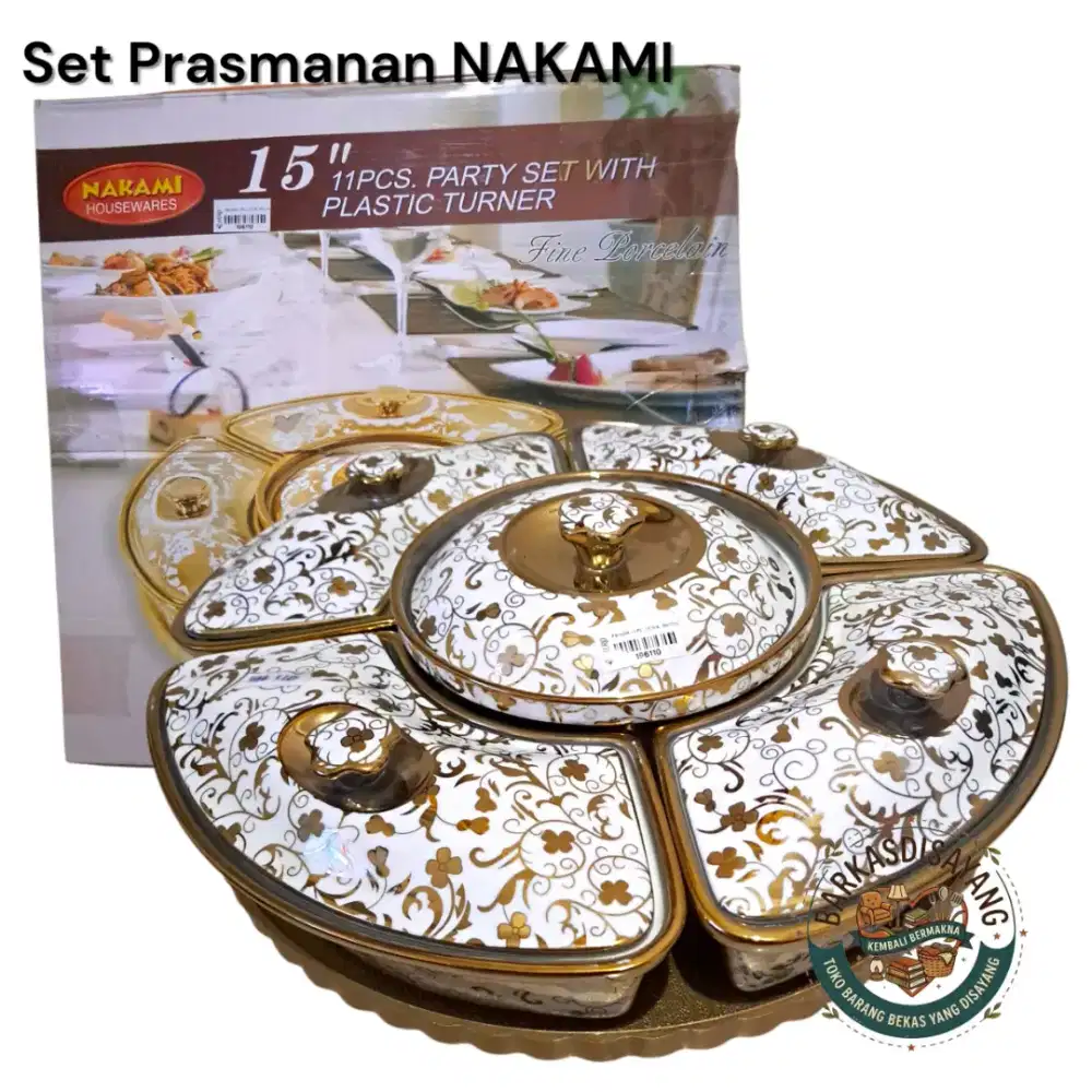 JUAL MURAH MASIH BARU SET PRASMANAN MEWAH 15 NAKAMI NK-PS7729/70