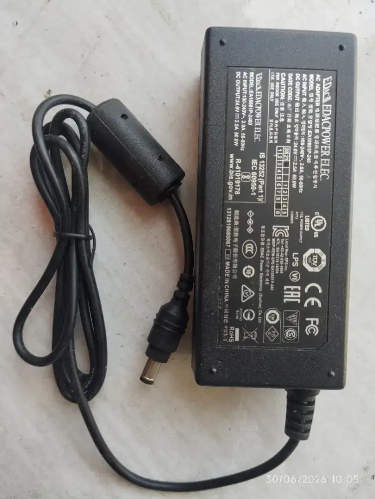Adaptor 24v 2.5A