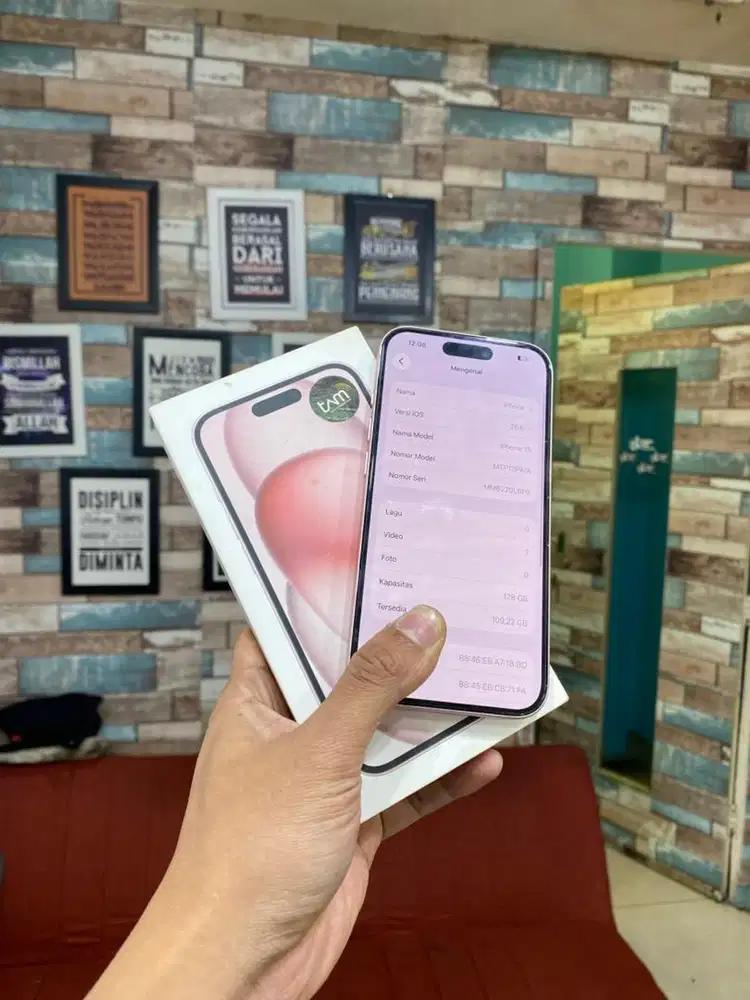 iphone 15 128 pink second ibox isimewa