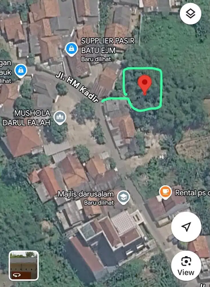 Dijual Tanah Pribadi Sertifikat APBH Deket Stasiun Cisauk