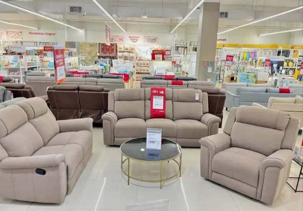 Sofa Set Recliner Lorian Selma