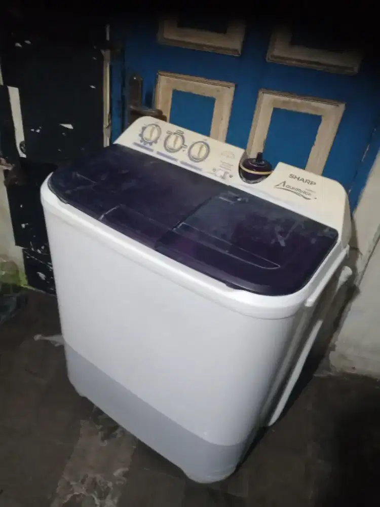 Jual mesin cuci Sharp 8,5kg mesin ori pencuci pengering kencang
