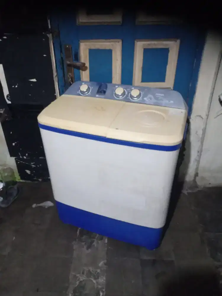 Jual mesin cuci AQUA kapasitas 8kg mesin ori normal bisa diantar