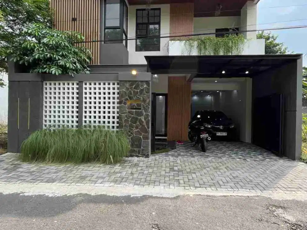 RUMAH MEWAH ESTETIK KEKINIAN 2 LANTAI BERKUALITAS DI PURWOMARTANI KALASAN SLEMAN