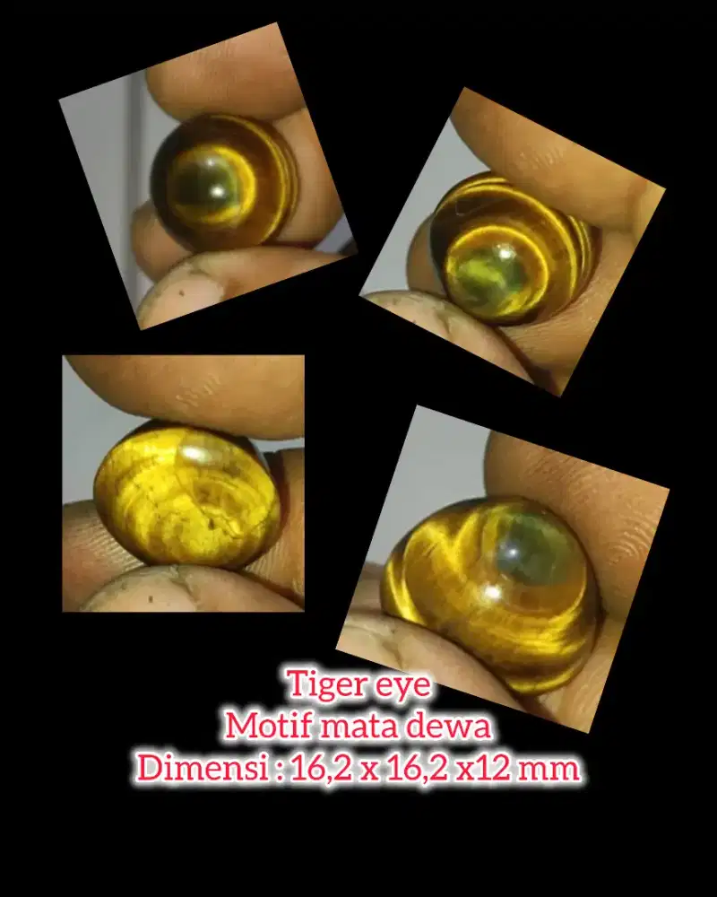 Batu tiger eye/mata harimau motif mata dewa,Bacan,ruby burma,safir