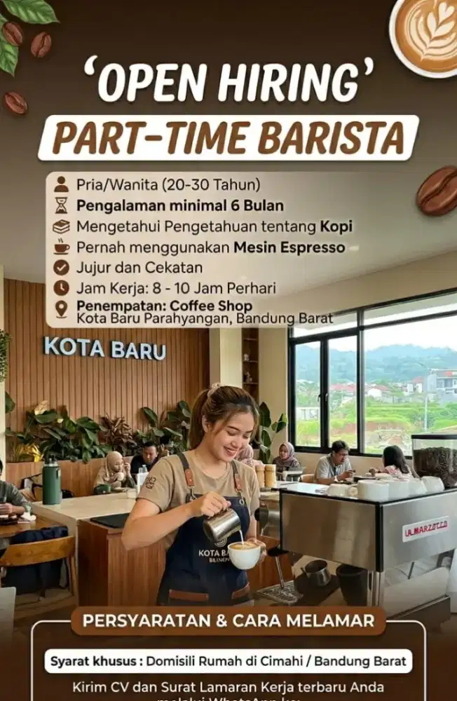 Lowongan Kerja barista
