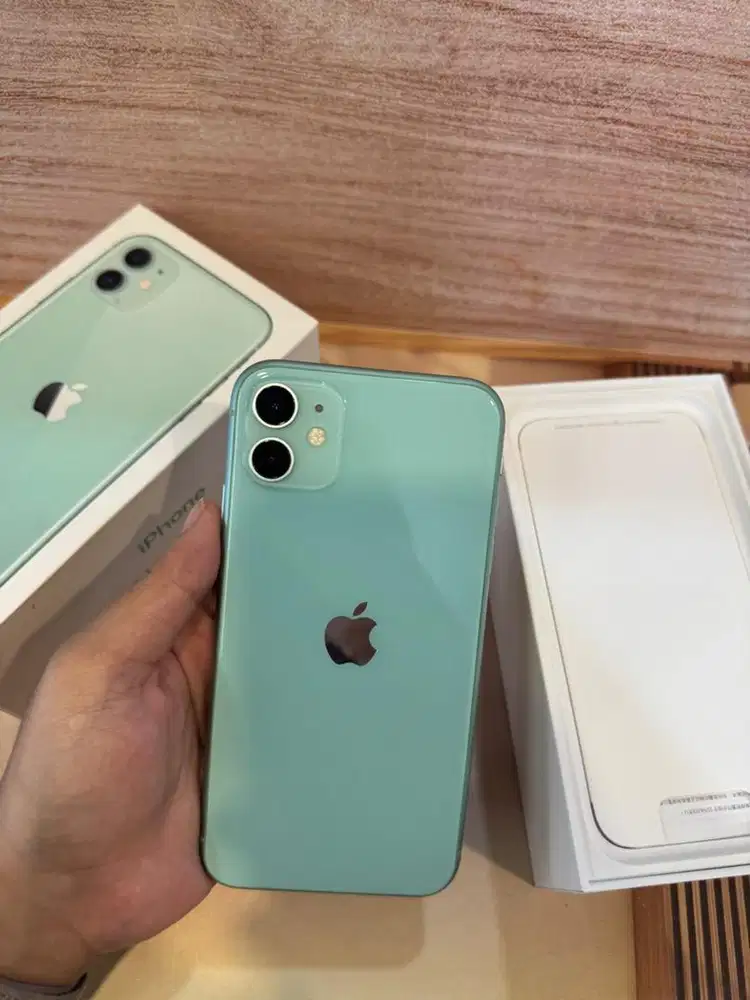 iPhone 11 128 green dualsim inter regis lengkap