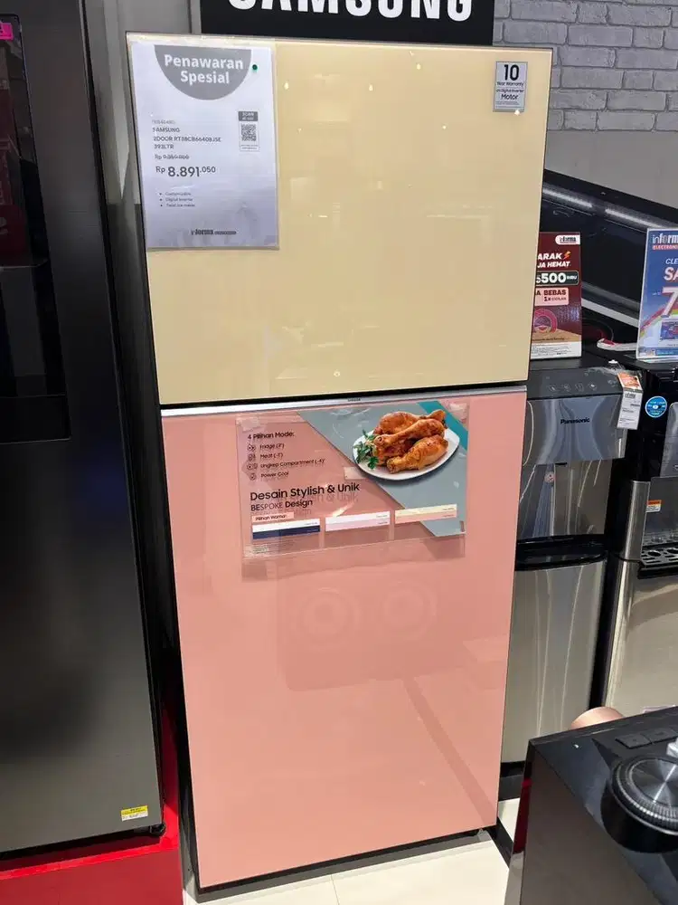 kulkas samsung 2 pintu bespoke edition