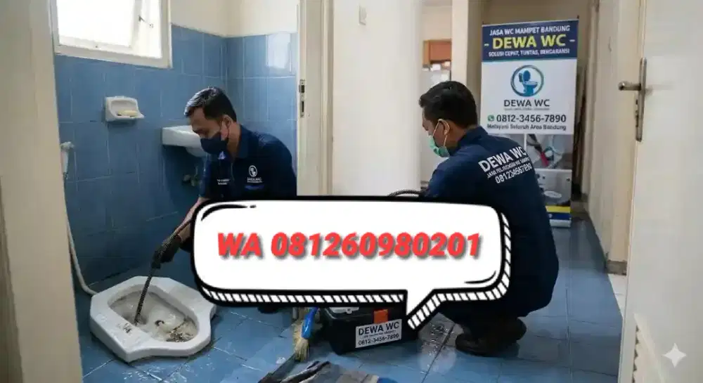 Sedot WC, WC tumpat