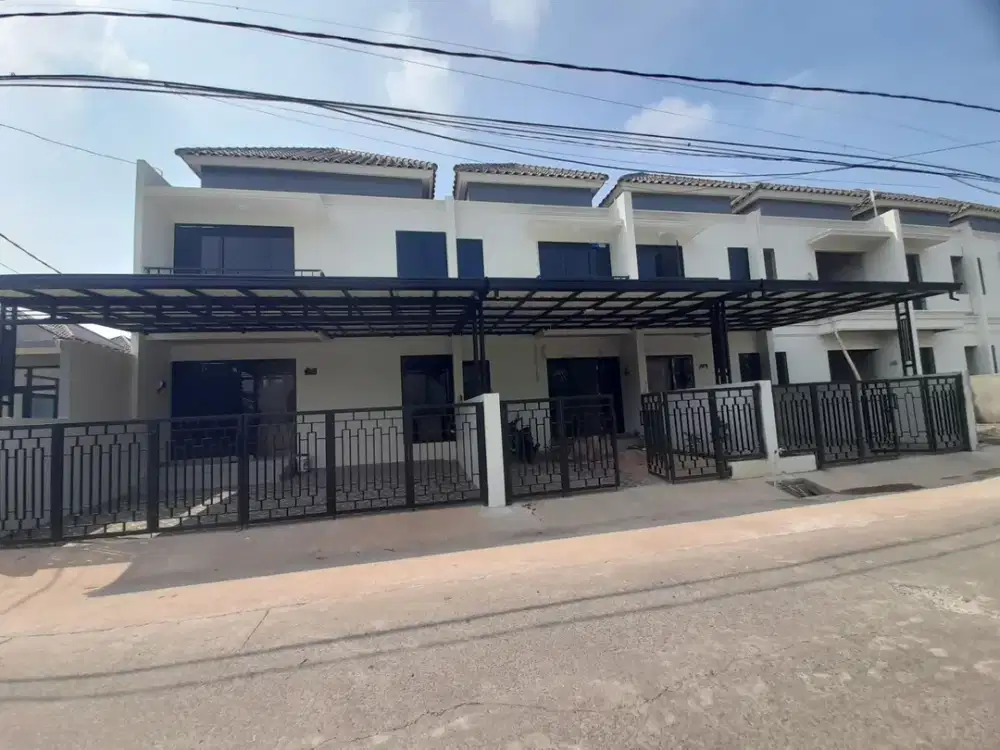 Rumah cluster mewah 2 lantai siap huni full bata merah cuma 800juta an