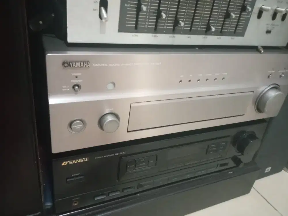 Ampli + sub woofer + 5 pcs speaker satelit