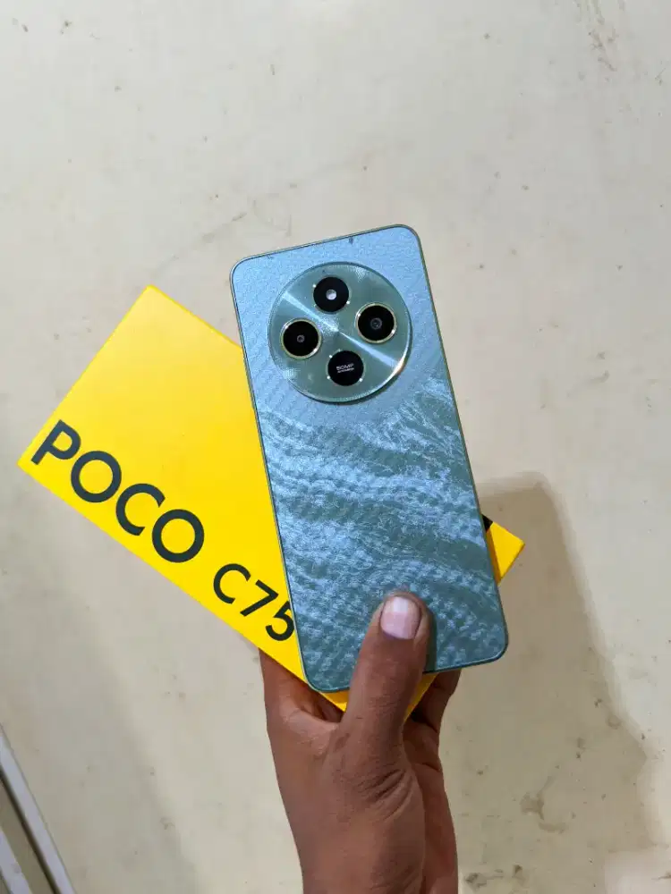 Jual cepat poco c75 mulus full ori 8+8/256gb siap pakai