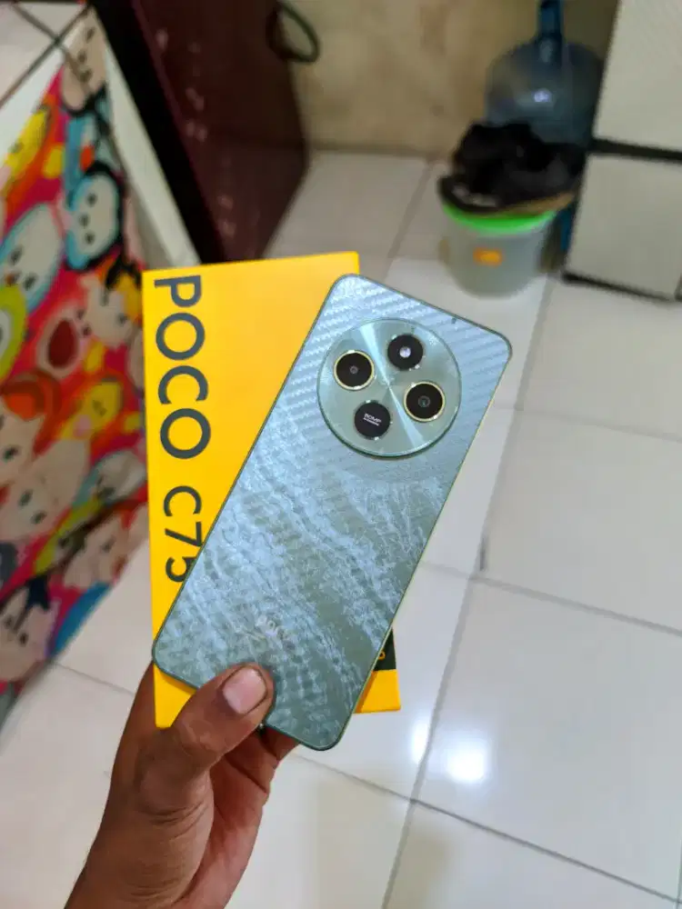 Jual cepat poco c75 mulus full ori 8+8/256gb siap pakai