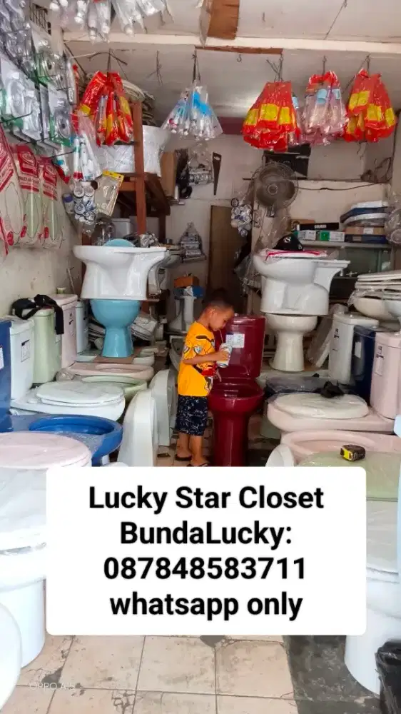 Closet bekas berkualitas Kloset duduk bekas seperti baru