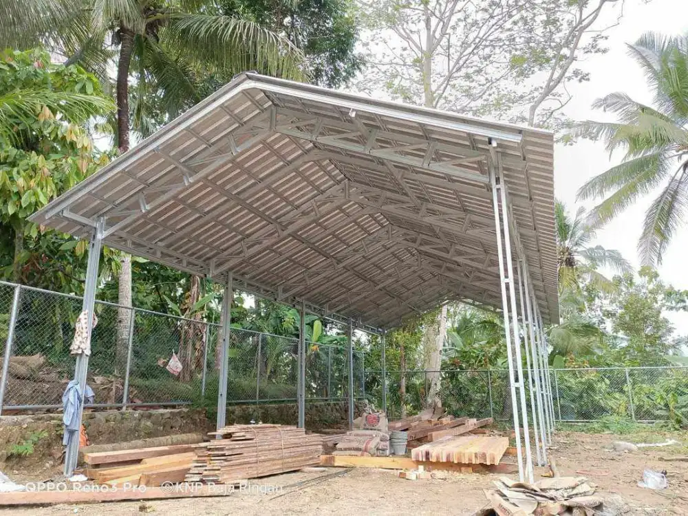 Baja ringan Jogja terpasang
