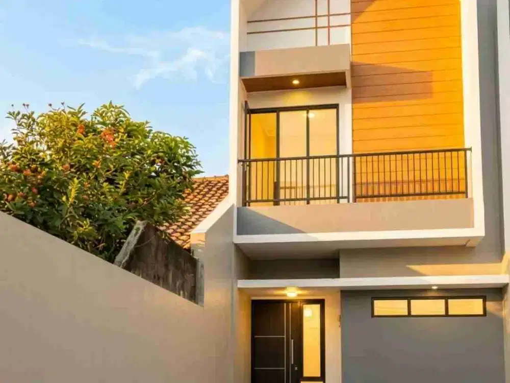 DIJUAL RUMAH BARU 3LANTAI, RAPI DAN SIAP HUNI DI JL CENDANA MERUYA SELATAN JAKBAR