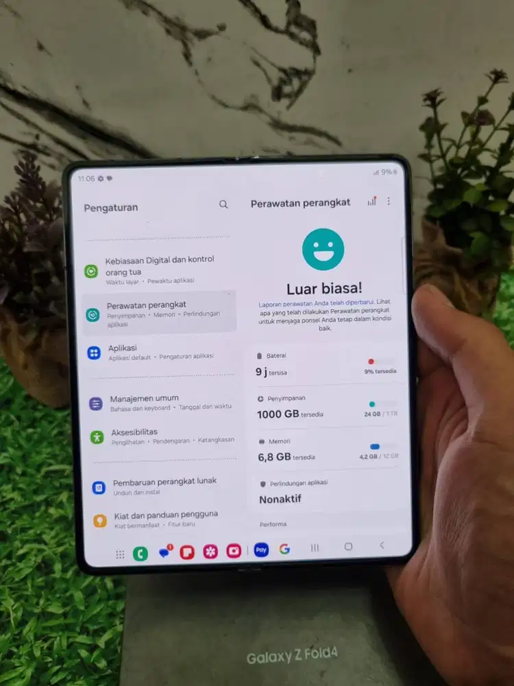 Samsung Z FOLD 4 5G RAM 12 GB/1TB Kapasitas Besar Harga Murah