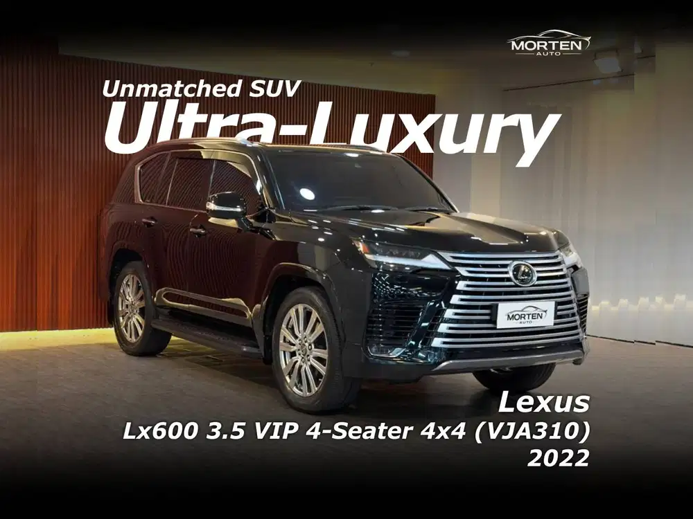 [SUPER Low Km 10 ribuan!!!] Lexus LX600 3.5 VIP 4-Seater 4x4 2022