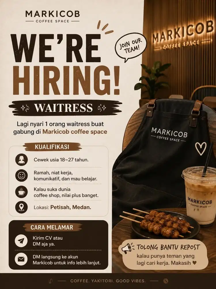 Waitress/pelayan