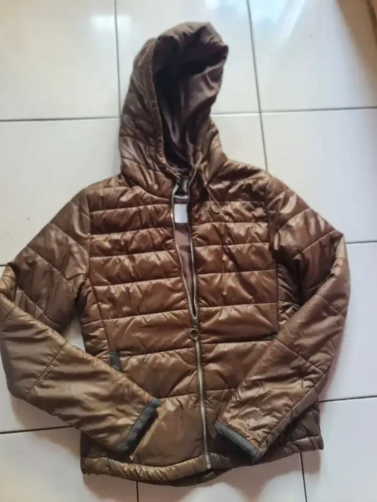 jaket bershka dan celana zara