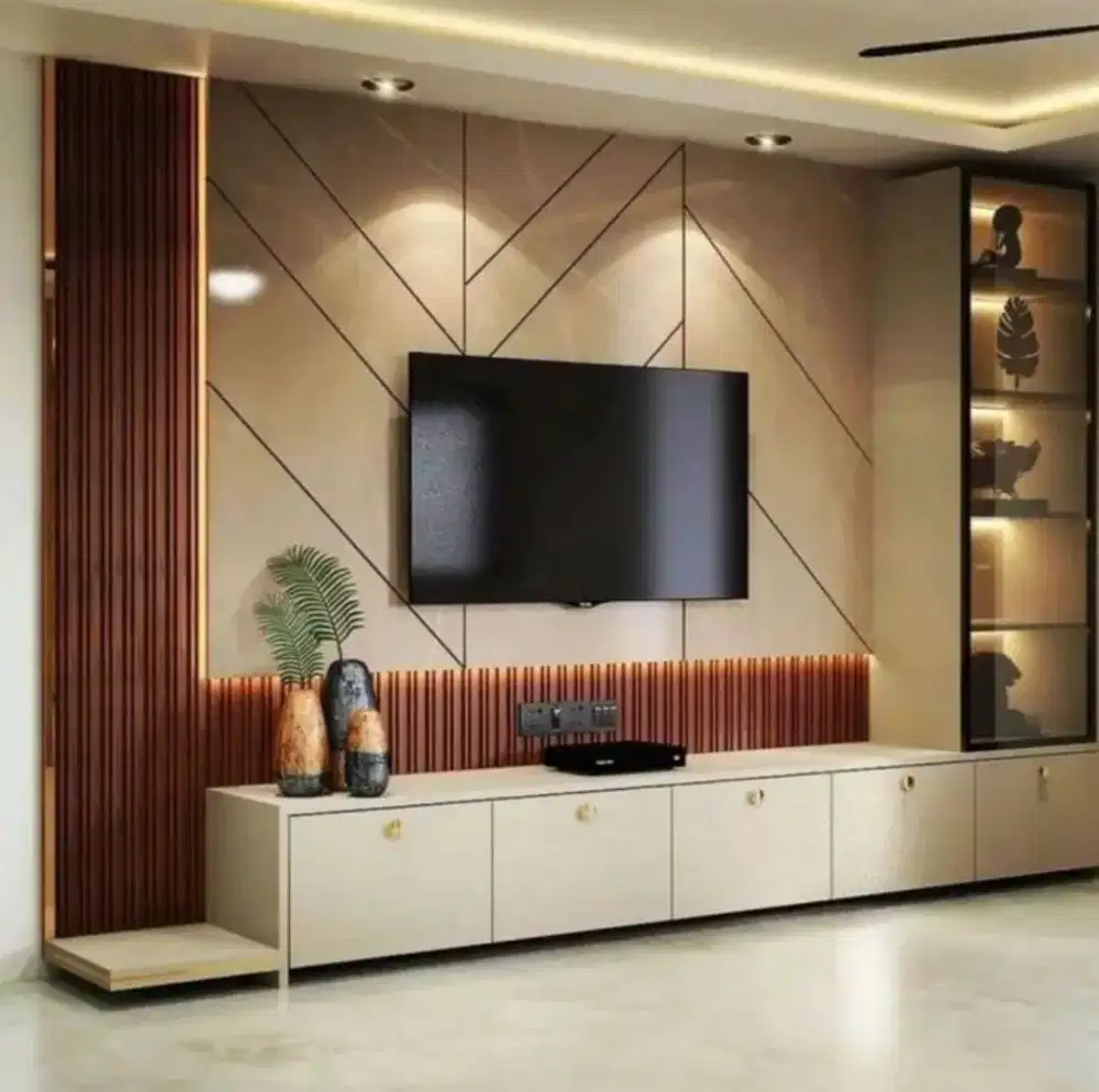Kitchen set , Backdrop tv , Tempat tidur , Lemari