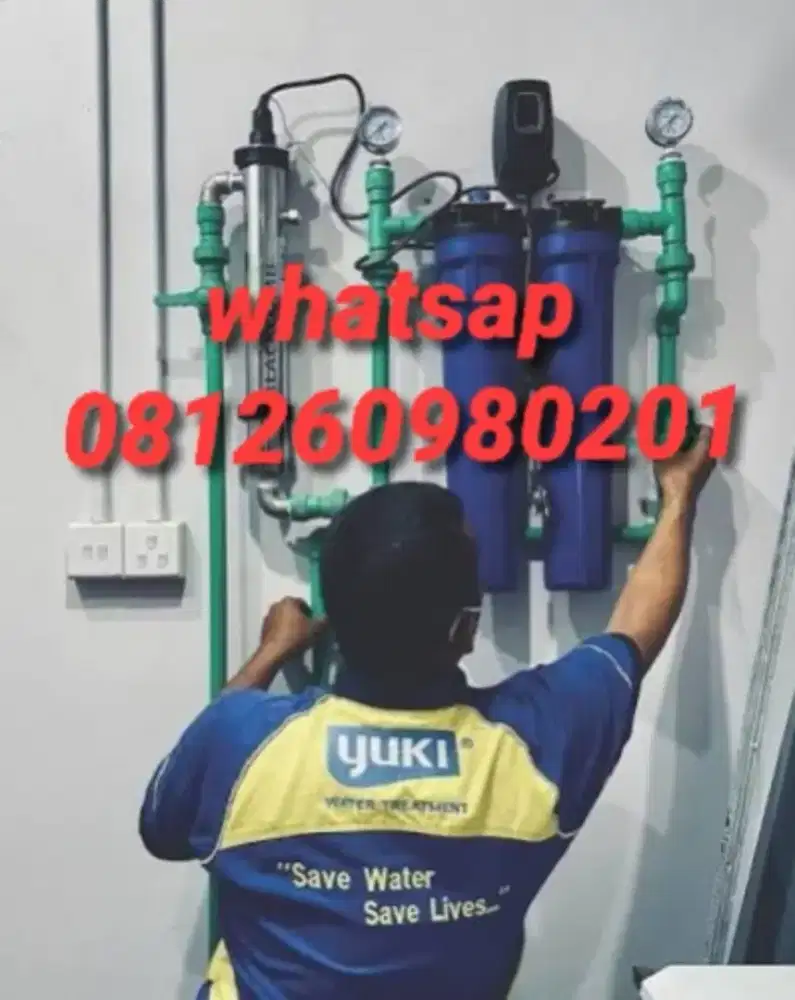 Filter air bersih/ servis filter air