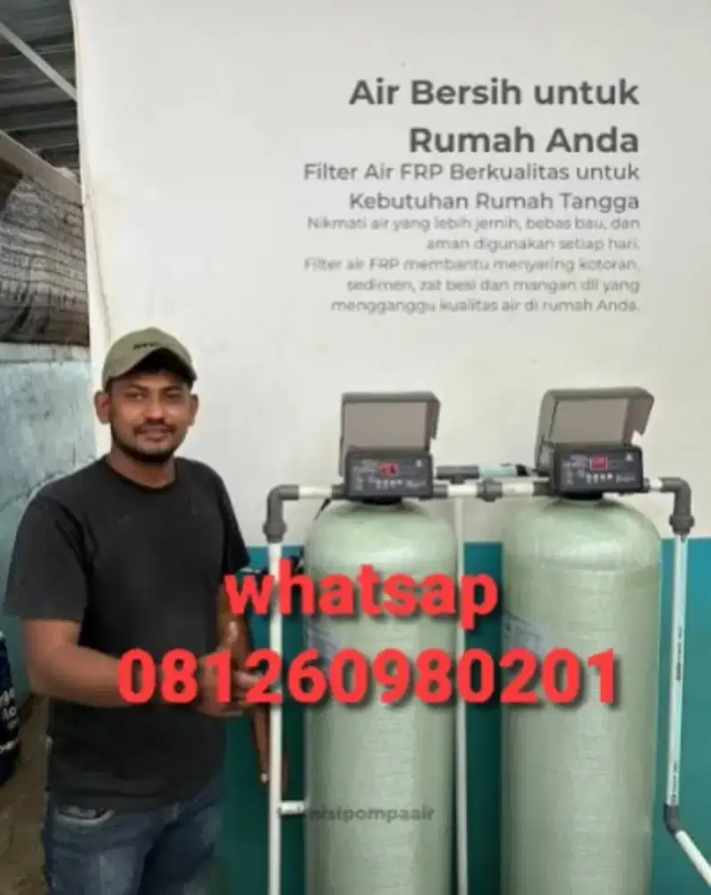 Pemasangan filter air